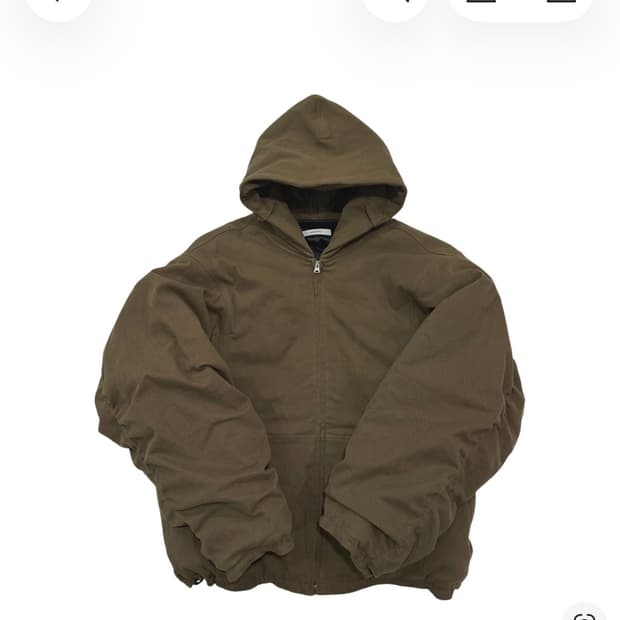 논노드 몰스킨 셔링 봄버 카키브라운 2