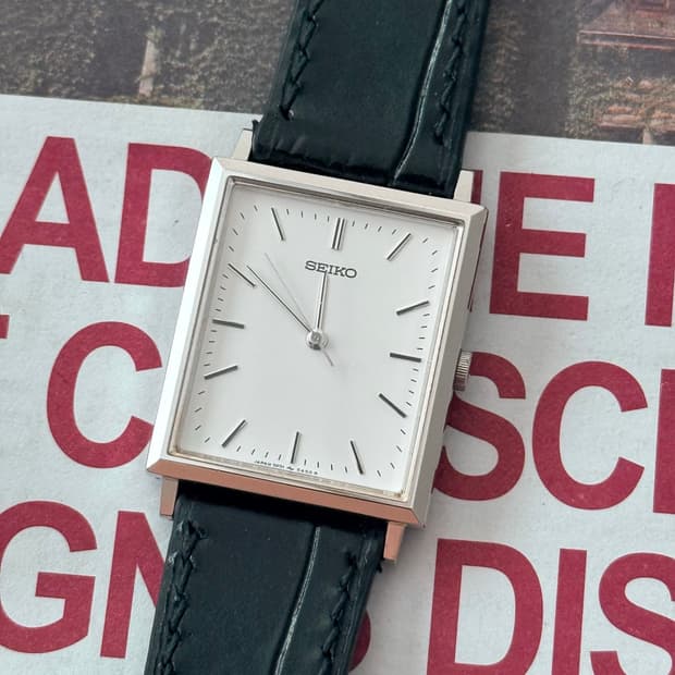 Seiko 세이코 쿼츠 스퀘어 탱크 1990