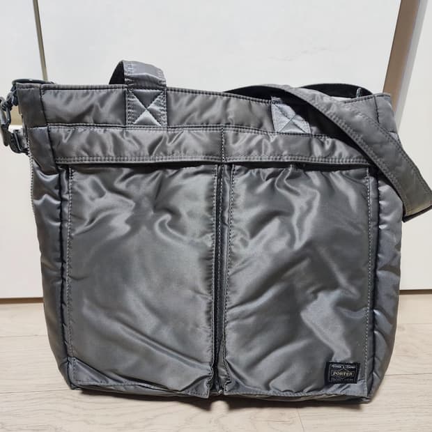 요시다포터 탱커 2way 토트백 실버그레이