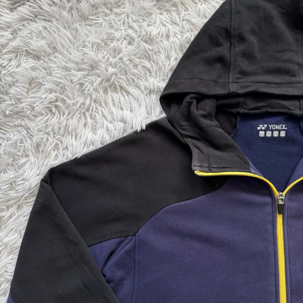 YONEX 일본빈티지 후드집업 요넥스 빈티지후드집업 m 95 100