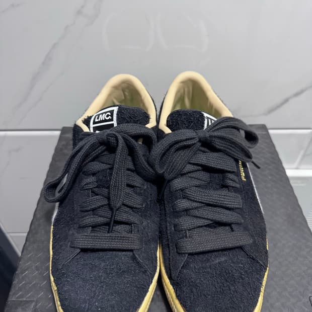 푸마xLMC 스웨이드 빈티지 -블랙:화이트 280 