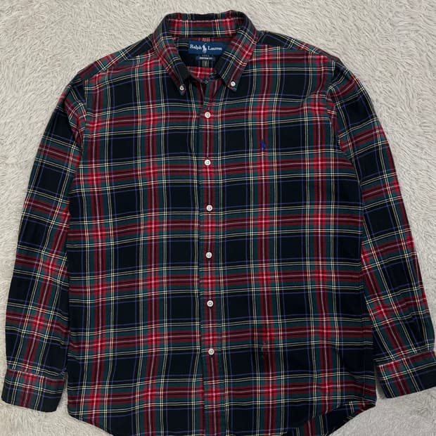 폴로 랄프 로렌 체크 셔츠/#2641