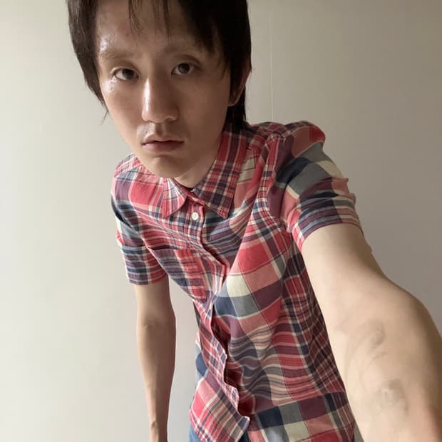 아페쎄 마드라스 체크 반팔셔츠