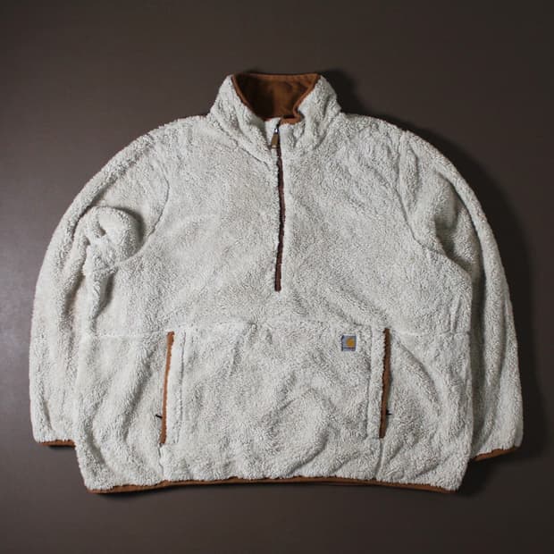 Carhartt 칼하트 셰르파 하프집업 풀오버