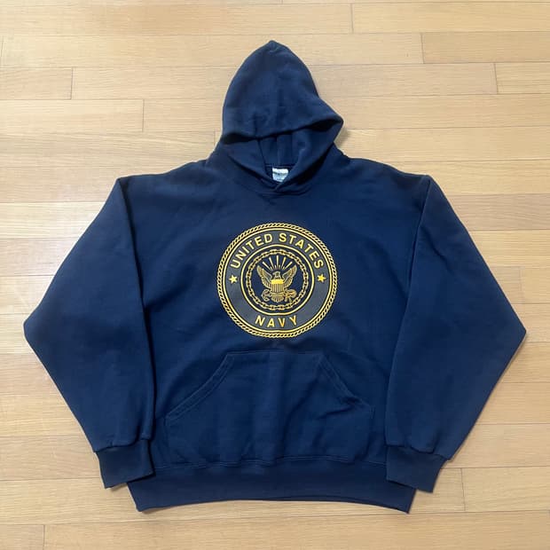 미해군 US Navy 후드티 빈티지 미국 제조