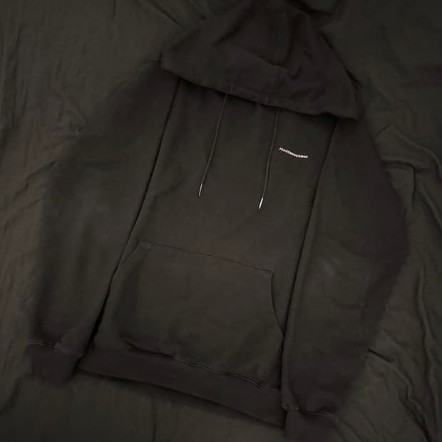 피마원 가슴로고 후드티