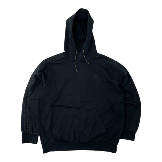 아디다스 파이어버드 기모 후드티 후디 블랙 2XL