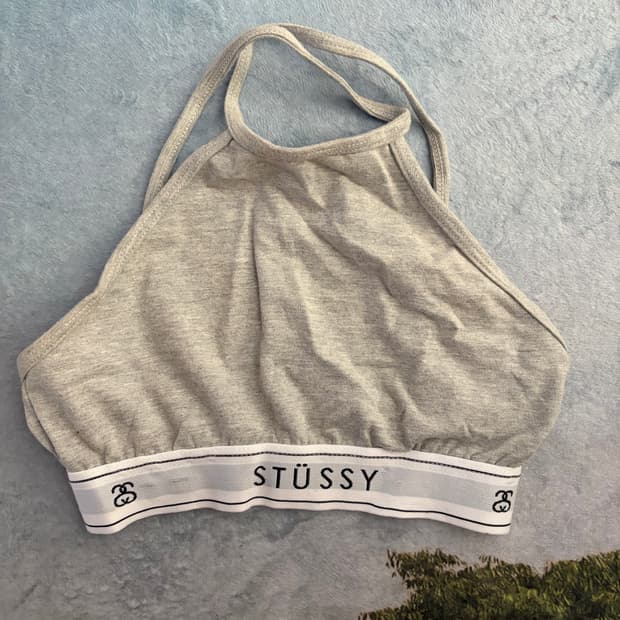 스투시 홀터넥 나시 브라탑 브라렛