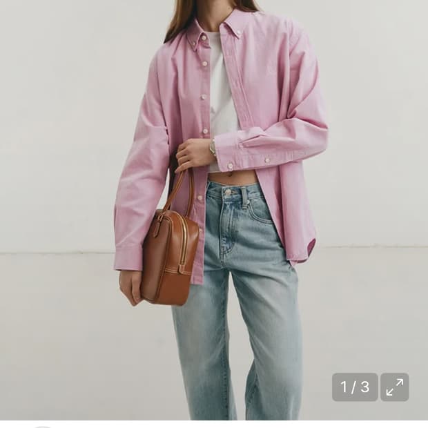 던스트 클래식 보이프렌드 셔츠