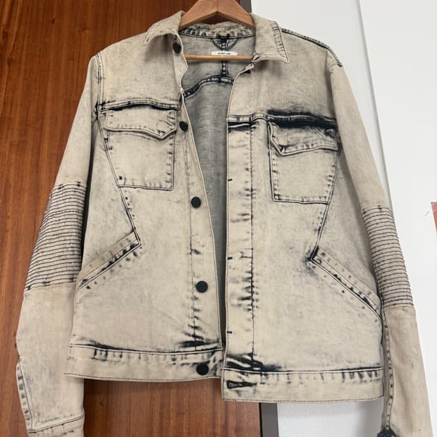 헬무트랭 애시드워시 데님자켓