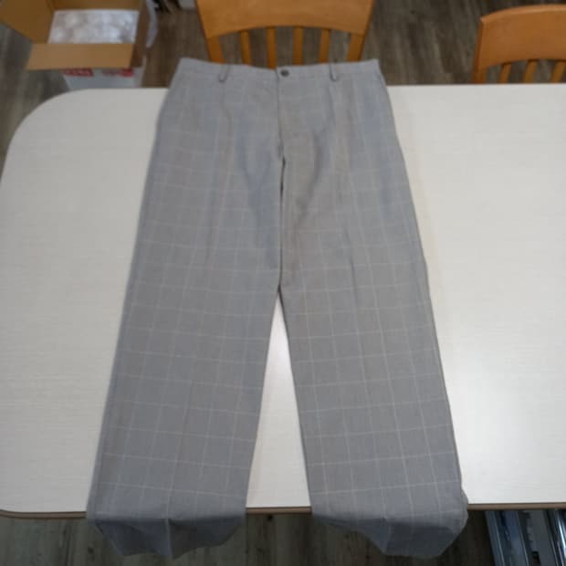 36 새상품 DOCKERS 리바이스 치노팬츠 체크 그레이 36-469