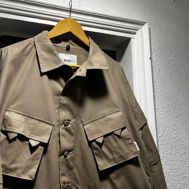 Wtaps 더블탭스 21fw 립스탑 셔츠 자켓