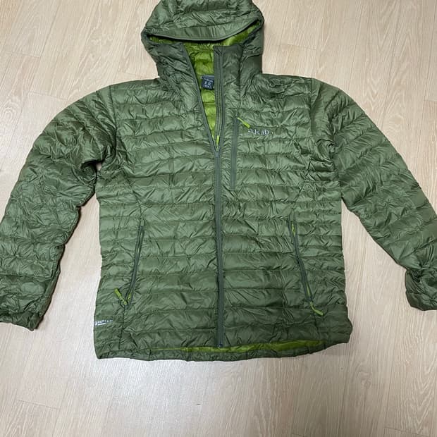 Rab마이크로 알파인 경량패딩 그린XL