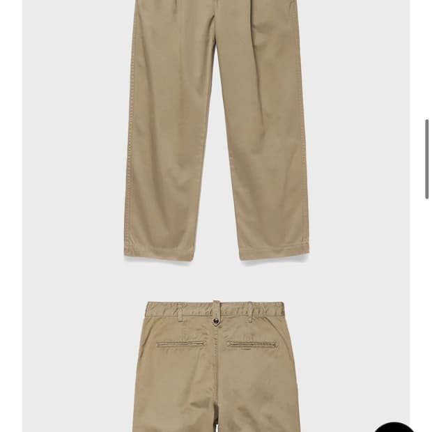 Eastlogue inverted pleats pant