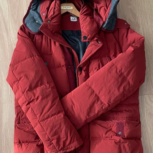 [100]cp컴퍼니 덕다운 고글 패딩