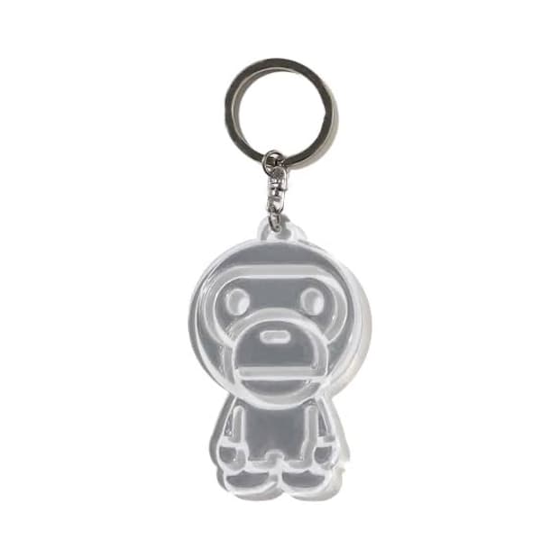 Bape Baby Milo 리플렉티브 키체인 화이트, 핑크 2종 일괄