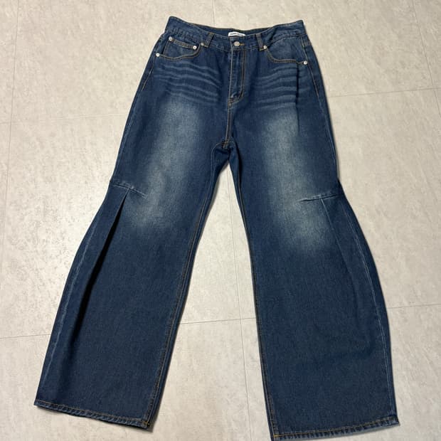 헤더헬렌 데님팬츠 Burst a balloon denim pants