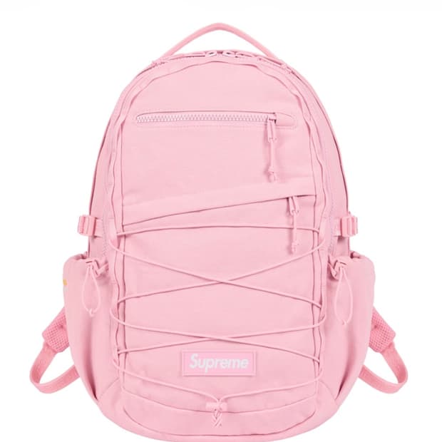 슈프림 백팩 라이트 핑크 - 25SS