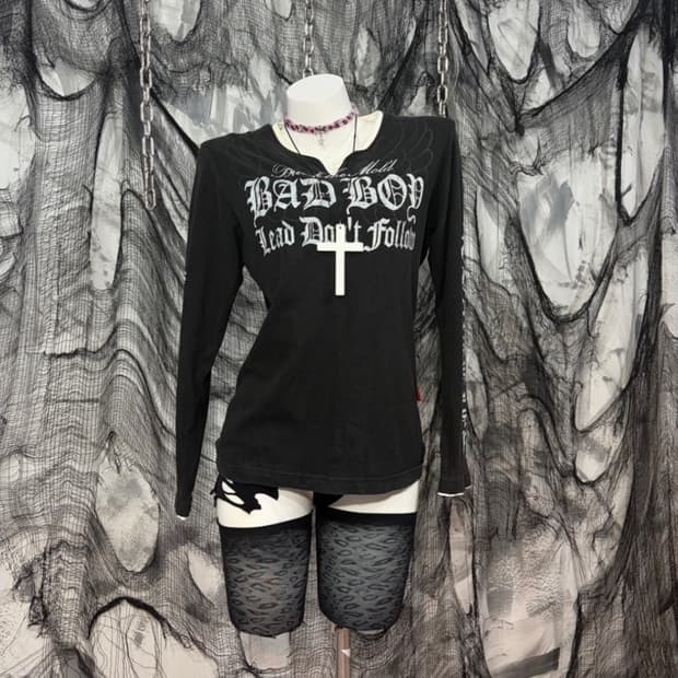 badboy Layered lettering long sleeve