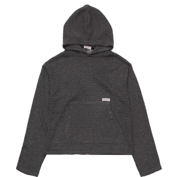 Oshigh 오스하이 윙 후디 메쉬 그레이