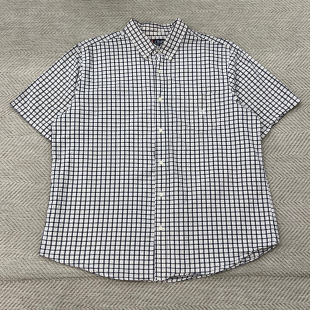챕스 랄프로렌 체크 하프셔츠 r3855