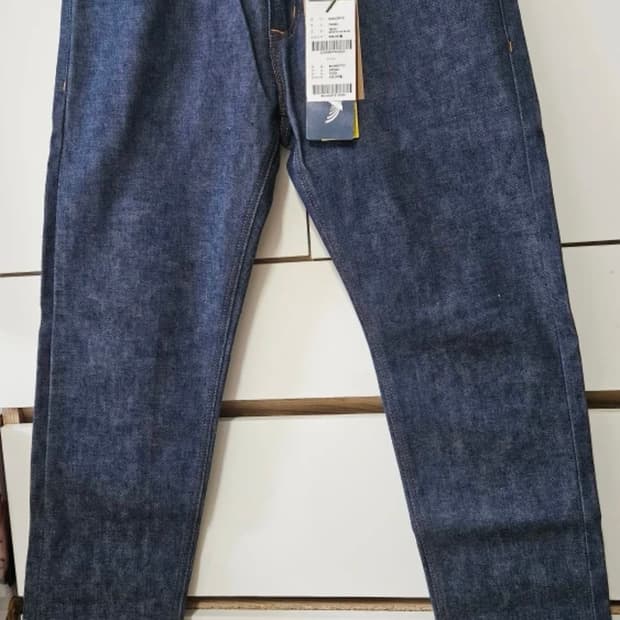 에비수 셀비지 청바지