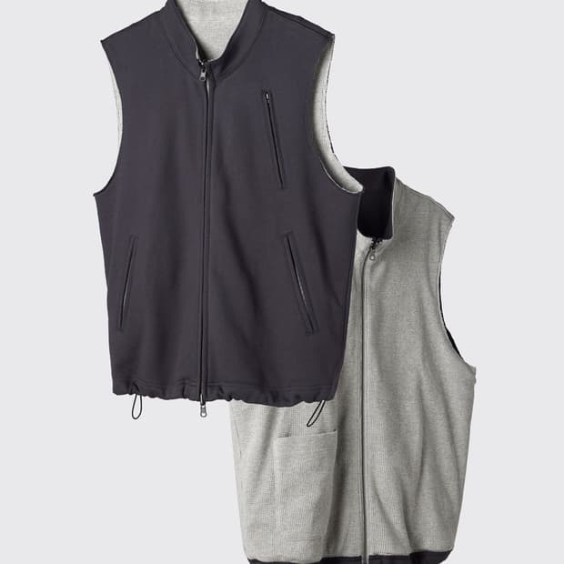 해칭룸 리버서블 베스트 네이비 색상