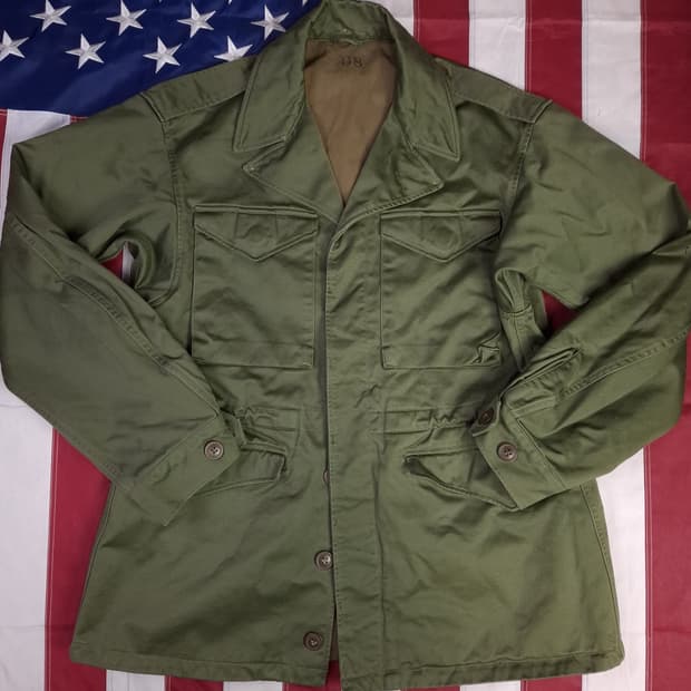 새제품 WW2 오리지날 브론슨 복각 미군 M-43 필드야상