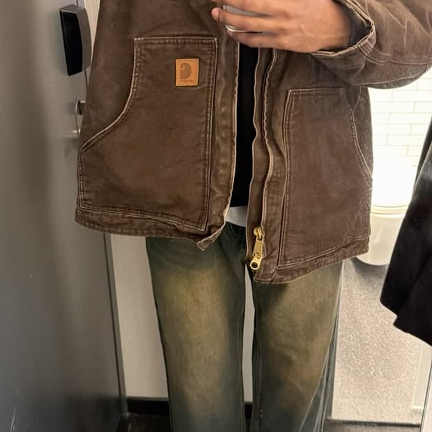 칼하트 쉐르파 라인드 릿지 코트 C61DKB