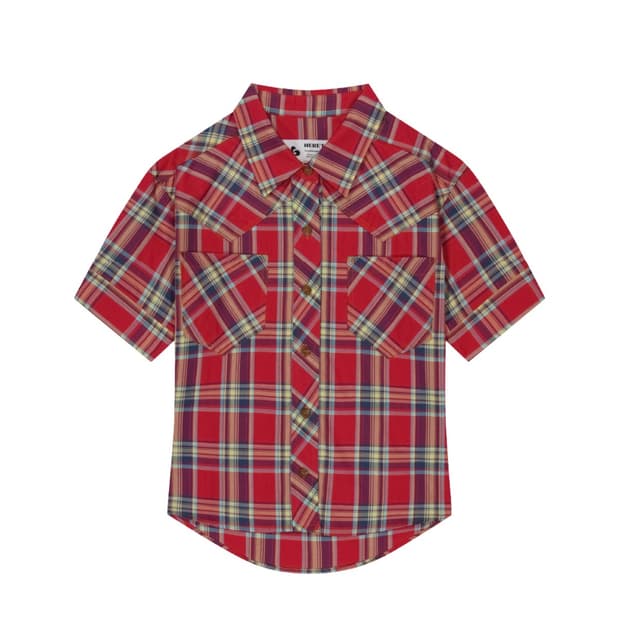 헤레틱 WESTERN CHECK SHORT SLEEVE SHIRT