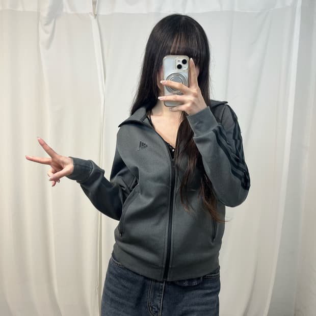 Adidas Charcoal Track Jacket