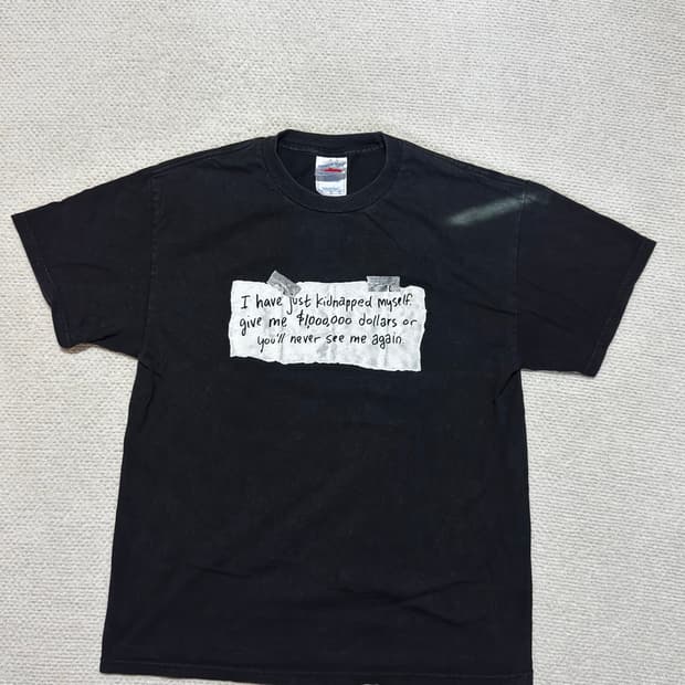 00s USA 프린팅티 Tennessee River 블랙 L