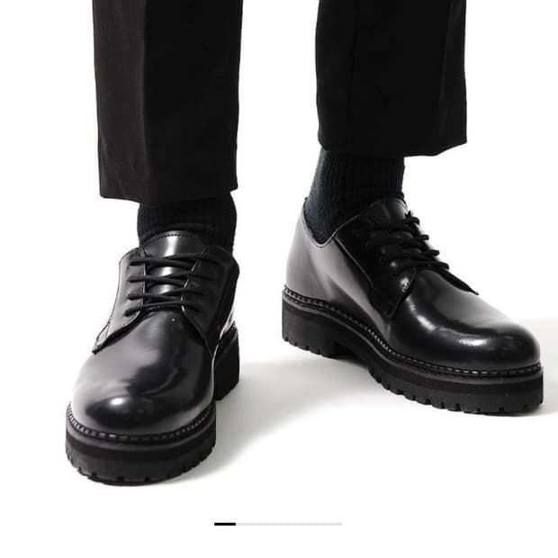 [BOX소가죽] 7cm키높이 수제화 더비슈즈 270~275