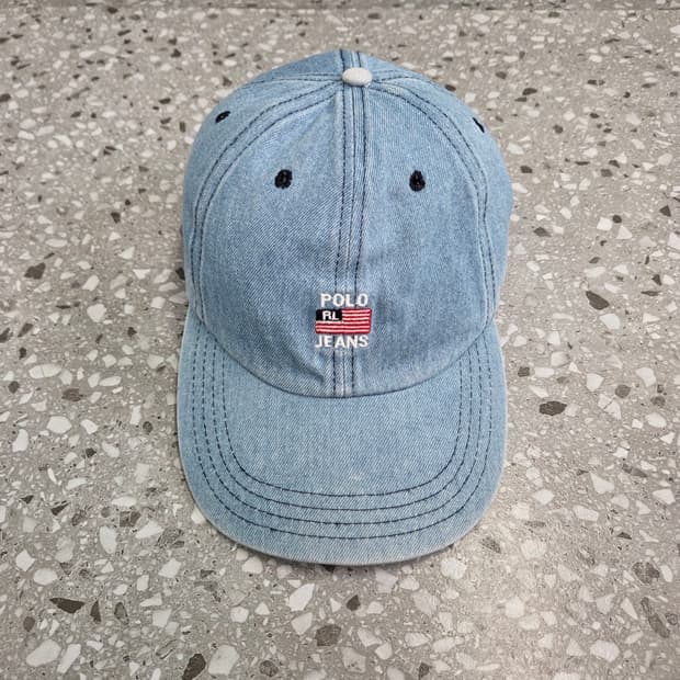 90s Vintage Polo Jeans Co. Denim Cap