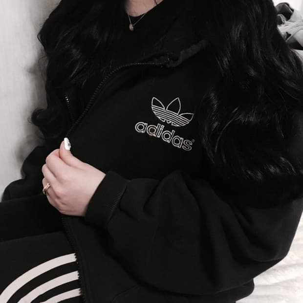 80s 아디다스 후드집업