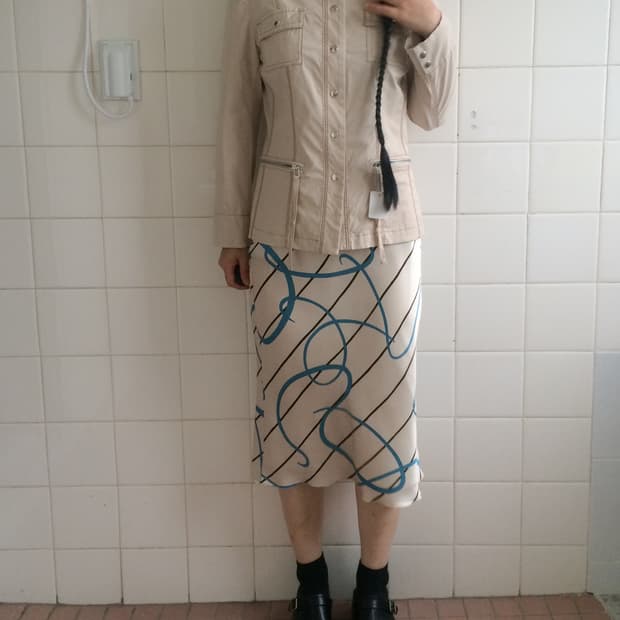 Pocket point linedetai high neck jacket