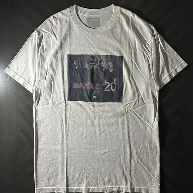 00s 빈티지 매치박스트웬티 밴드 티셔츠