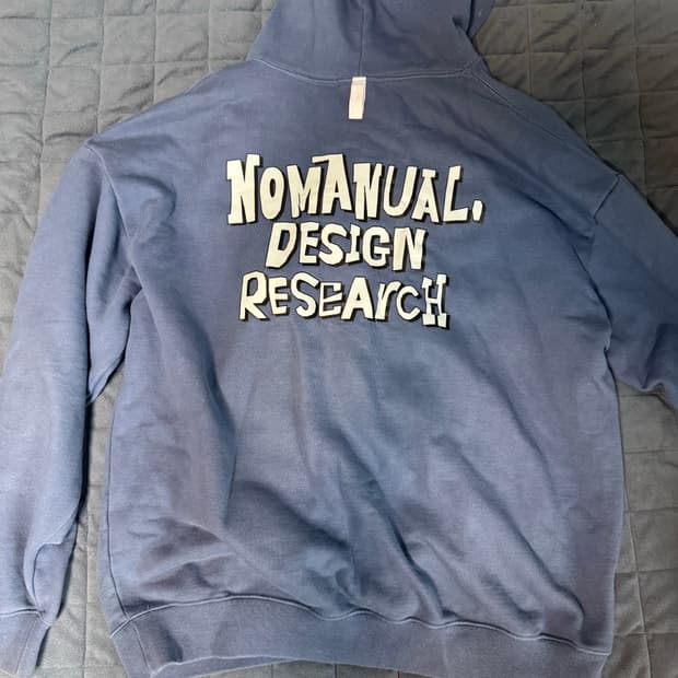 노매뉴얼 후드티 (XL)