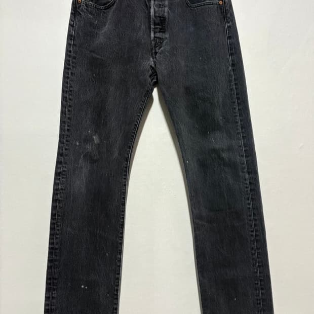 [32x34] Levis 501 Denim Pants Black