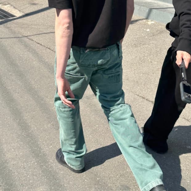 PLASTICPRODUCT MPa BAG PANTS (EMERALD)