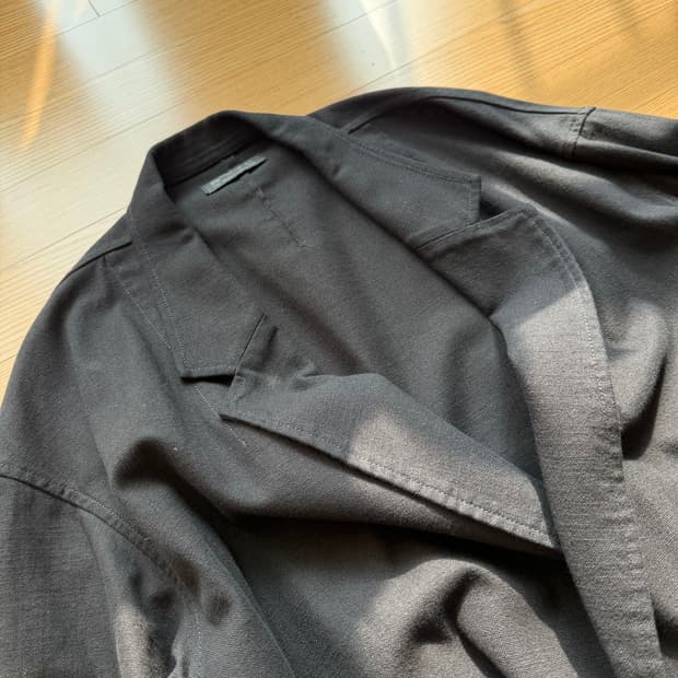 요지 야마모토 s’yte 랩 디테일 오버사이즈 블레이저