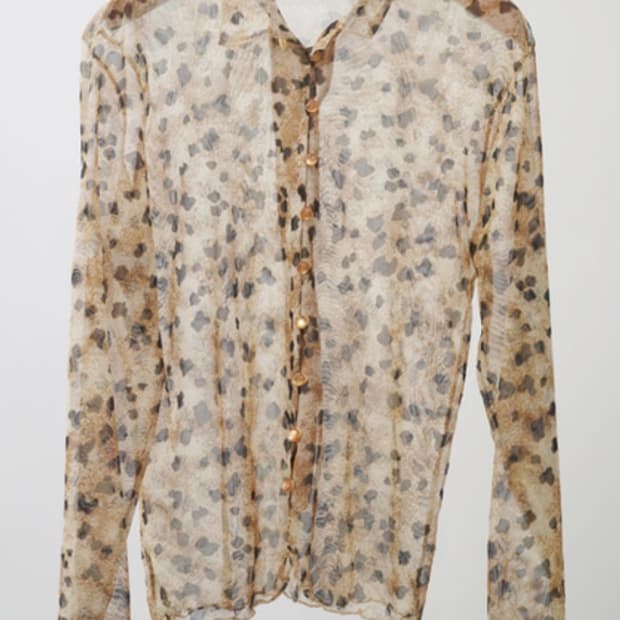 vintage women's leopard shirts