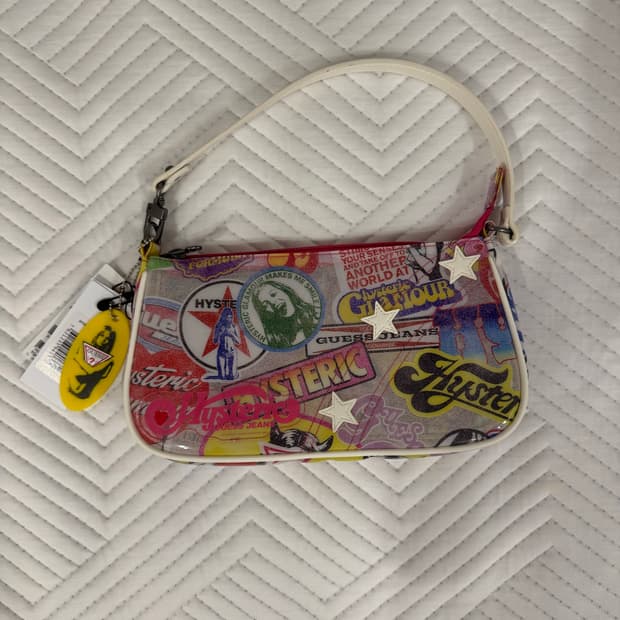 히스테릭글래머 게스 바게트백