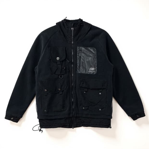 뉴발란스X이스트로그 후리스 자켓 블랙 XL