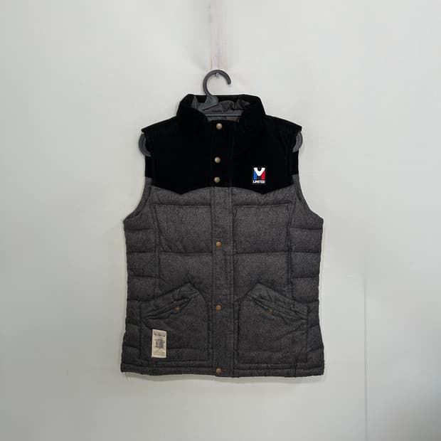 밀레 엠리밋 남성 오리털 패딩조끼 100