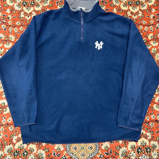 [XL] 마제스틱 NY 양키즈 네이비 아노락 후리스