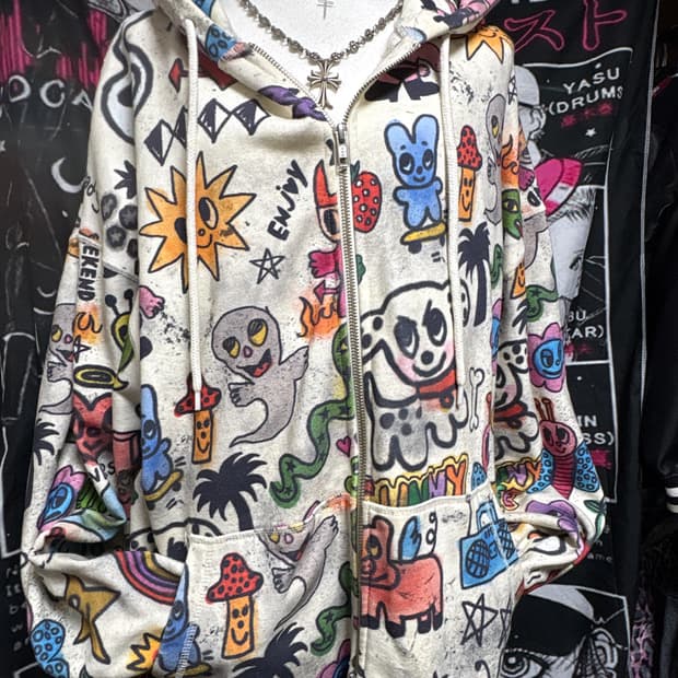 위캔더스 후드집업 XL