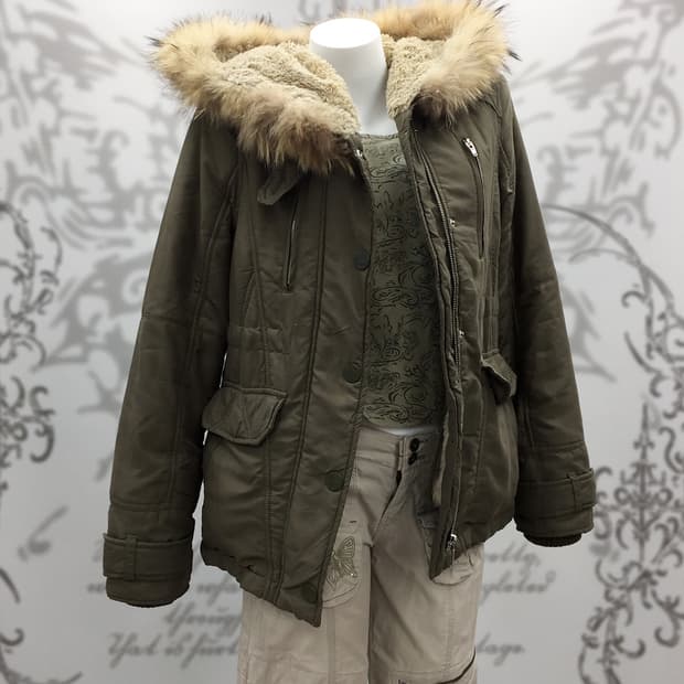 Y2K Wolfcore Padded Parka