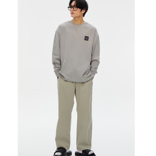 M) 라이프워크 세미 와이드팬츠 바지