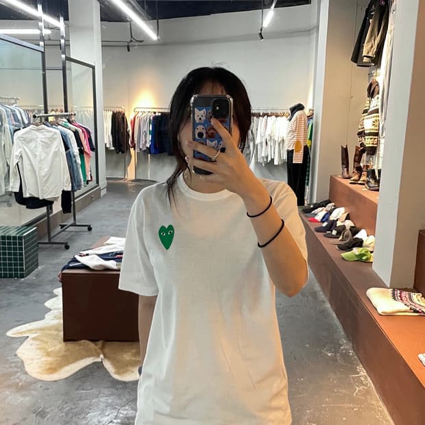 꼼데가르송 그린와펨 반팔 H15